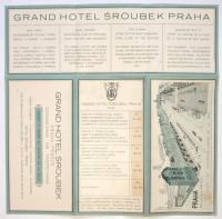 Grand Hotel ŠROUBEK PRAHA　リーフレット
