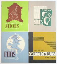 HOW TO BUY SHOES/SILKS/FURS/CARPETS&RUGS INTELLIGENTLY　4冊