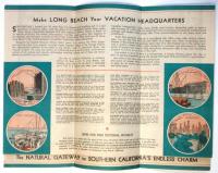 LONG BEACH Southern California Los Angeles county リーフレット