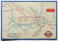 (英）ロンドン地下鉄図　Underground Railway of London