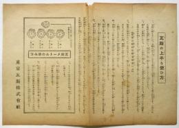 瓦斯の上手な使ひ方