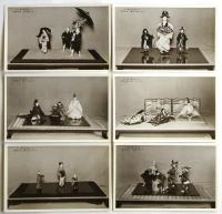 京人形の會「十二月風俗人形」絵葉書　12枚1組