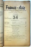 仏文雑誌 フランス‐アジア France-Asie No.34 Revue de culture et de synthese Franco-Asiatique