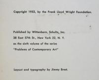 TALIESIN DRAWINGS　Frank Lloid Wright