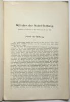 （独）ノーベル財団定款 1900　NOBELSTIFTELSEN -Die Nobel-Stiftung-