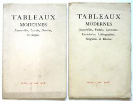 Tableaux Modernes 売立目録 1926　2冊