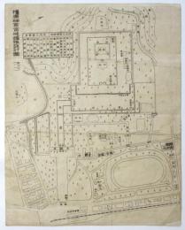 橿原神宮宮域拡張設計図（三千分ノ一）