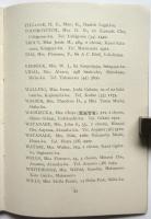 Tokyo Women's Club Year Book 1939-1940　会員証共