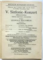 ウィーン・コンツェルトハウス　プログラム　1928-1932　7部