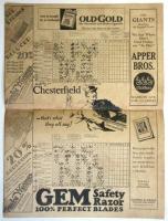 NEW YORK NATIONAL LEAGUE 1928　Official 5¢.Score Card　2部