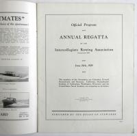 〈1929年 米国大学ボート協会 大会公式プログラム〉Poughkeepsie Regatta 1929 Official Program