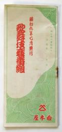 歌舞伎座番組「生玉心中」小村雪岱舞台装置