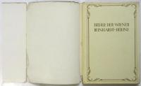 図説 ウィーン・ラインハルト劇場　Die Wiener Reinhardt-Bühne im Lichtbild