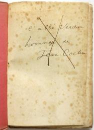 Lettre a Jacques Maritan　コクトー署名入