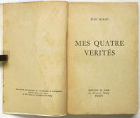 MES QUATRE VÉRITÉS　ジャン・マレエ「私の四つの真実」