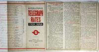 International Telegraph Rates from Japan　国際電報料金表