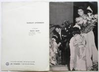 マリアン・アンダソン Marian Anderson 日本公演プログラム