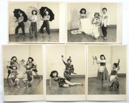 子供劇 古写真　5枚