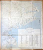 YOKOHAMA City Map 1954年5月修正