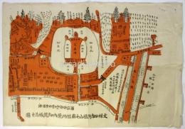 文禄四年阿祖山七廟社地境内御縄張添付圖