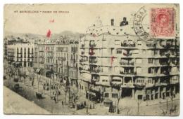 バルセロナ〈パセオ・デ・グラシア〉Paseo de Gracia 絵葉書