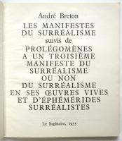 （仏）シュルレアリスム宣言集　LES MANIFESTES DU SURRÉALISME