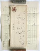 大江満雄 書簡2通・葉書1枚 森谷均宛