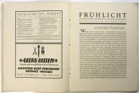 FRÜHLICHT　1.Jahrgang 1921 Heft 1
