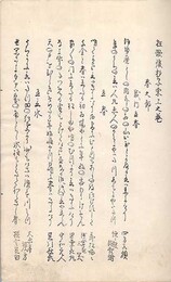 狂歌杓子栗 付後