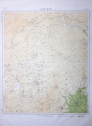 満洲其3 100万分1航空図