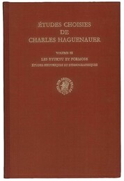 ETUDES CHOISIES DE CHARLES HAGUENAUER VOLUME III 