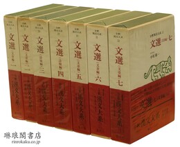 文選 全釈漢文大系