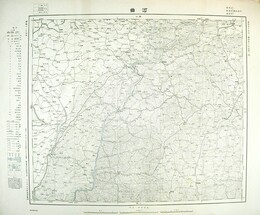 河曲 東亜五十万分一図