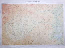 支那西部其3（宣昌成都近傍） 100万分1航空図