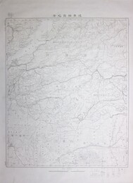 後貝加爾地方 百万分一輿地図