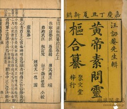 素問霊枢類纂約註 三巻