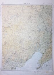満洲其4 100万分1航空図