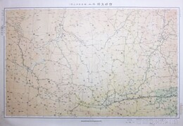 支那西部其2（西安蘭州近傍） 100万分1航空図
