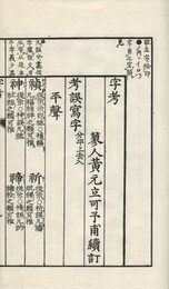 字考正誤