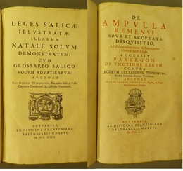 Leges salicae illustratae, illarum natale solum demonstratum cum glossario salico　