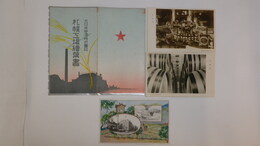 大日本麦酒株式会社札幌工場絵葉書　3枚組(札幌支店及工場全景、札貼機、貯酒窖)