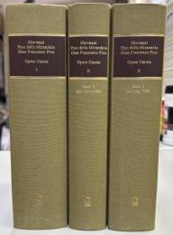 Giovanni Pico della Mirandola Opera Omnia (1557-1573) Tomus I, II (Fasc.1, 2) 3vols.set