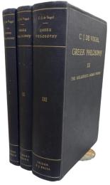 Greek Philosophy : A Collection of Texts ; Selected and Supplied with some Notes and Explanations Vol.1-3