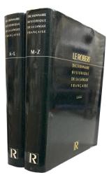 Dictionnaire Historique de la Langue Française
