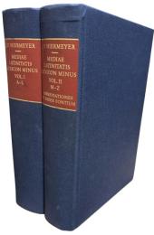Mediae Latinitatis Lexicon Minus: Lexique Latin Médiéval - Medieval Latin Dictionary - Mittellateinisches Wörterbuch　2vols.