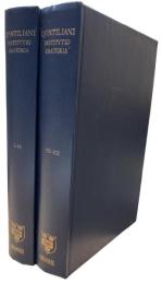 Institutionis oratoriae libri duodecim : recognovit brevique adnotatione critica instruxit. Tom.1(Libri I-Vi) , 2 (Libri VII-XII)