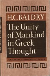 The Unity of Mankind in Greek thought