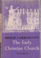 The Early Christian Church