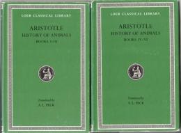 History of Animals, Volume I: Books 1–3, Volume II: Books 4–6 