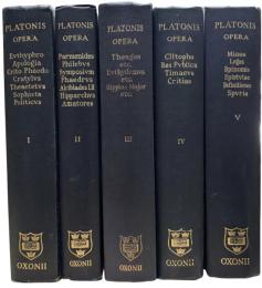 Platonis Opera in 5 vols. (Oxford Classical Texts)